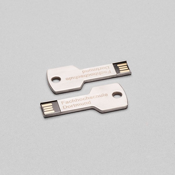 USB-Stick mit FH-Logo, silber, 16 GB